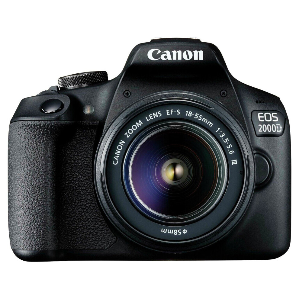 Canon EOS 2000D DSLR Camera with 18-55mm DC Lens 